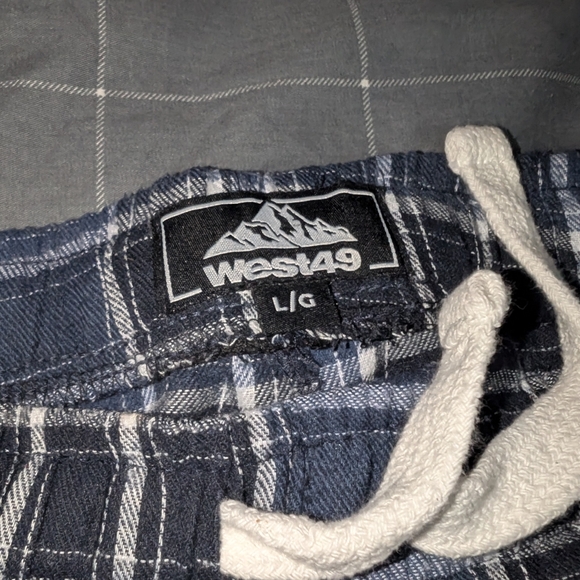 2/$31, Men's Pajamas: Blue And Black Plaid - Picture 2 of 4